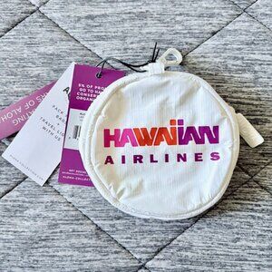 ALOHA COLLECTION X HAWAIIAN AIRLINES Vintage Pualani Cutie Pouch -- New w/tags!